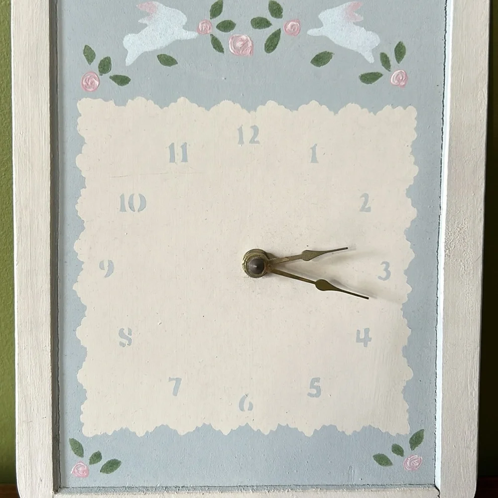 Hand painted Chalkboard Clock